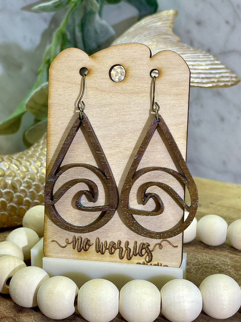 Earrings Ocean Wave