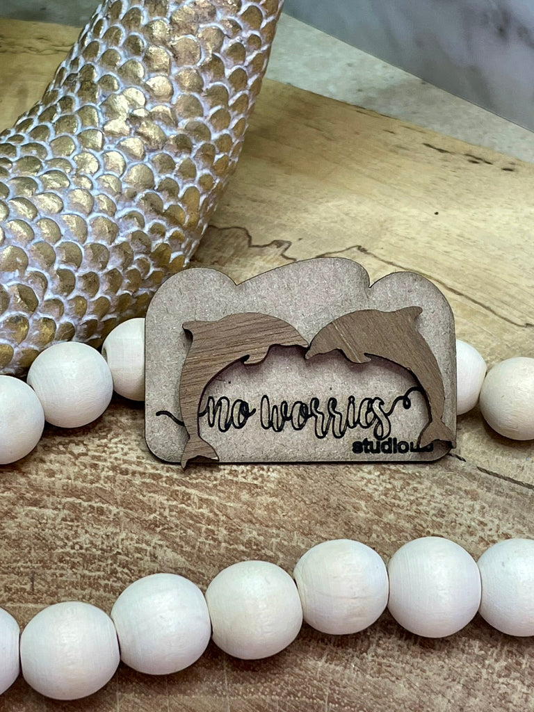 Earrings Dolphin posts