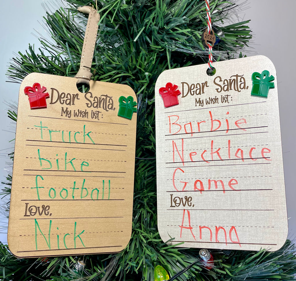 Christmas Ornament - Dear Santa
